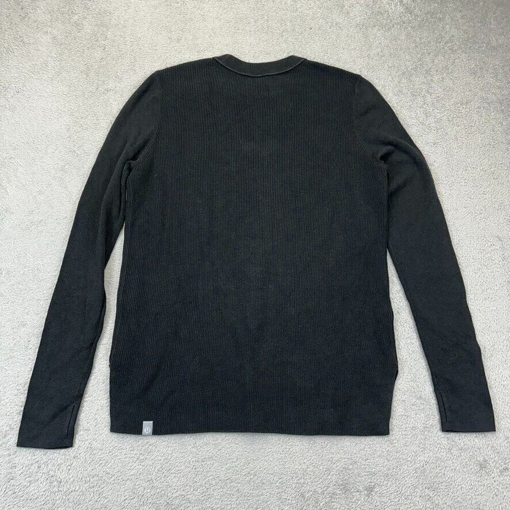 Lululemon Take It All In Cotton-Blend Sweater Black Womens Size S Small - Picture 4 of 6